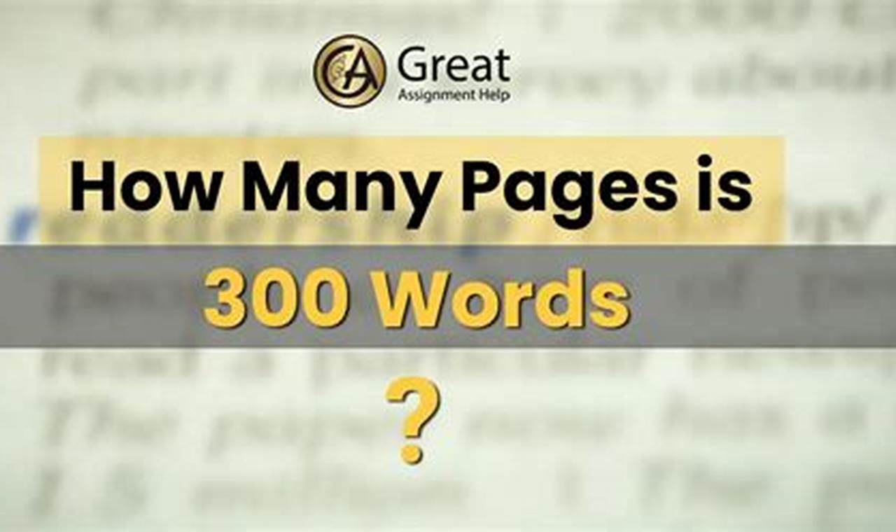 How Many Words Is A 300 Page Book